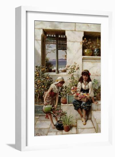 Flower Girls-William Stephen Coleman-Framed Giclee Print