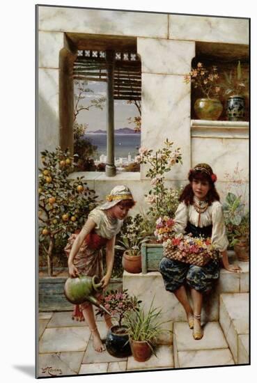 Flower Girls-William Stephen Coleman-Mounted Giclee Print