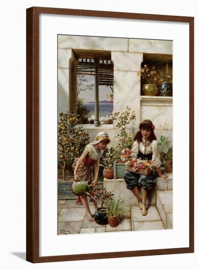 Flower Girls-William Stephen Coleman-Framed Giclee Print