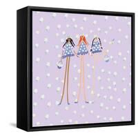 Flower Girls-Caroline Benchétrit-Framed Stretched Canvas