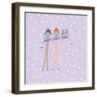 Flower Girls-Caroline Benchétrit-Framed Art Print