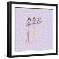 Flower Girls-Caroline Benchétrit-Framed Art Print