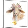 Flower Goat-Lanie Loreth-Mounted Art Print