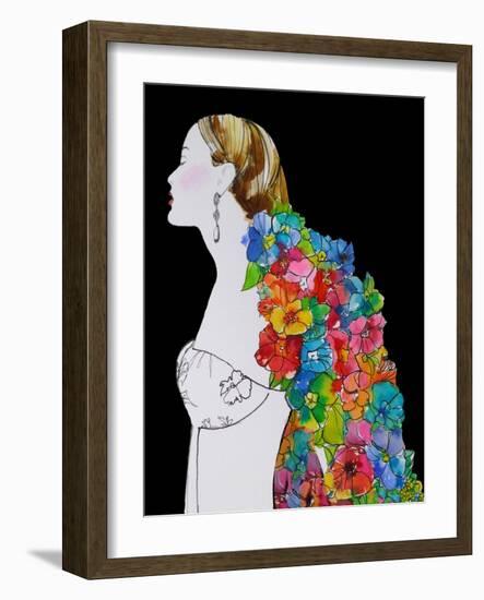 Flower Hair-Schuyler Rideout-Framed Art Print