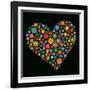 Flower Heart-Maksim Krasnov-Framed Art Print