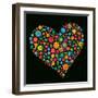 Flower Heart-Maksim Krasnov-Framed Art Print