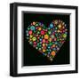 Flower Heart-Maksim Krasnov-Framed Art Print