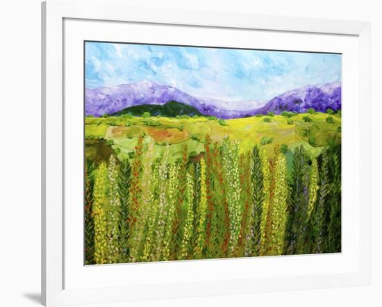 Flower Hedge-Allan Friedlander-Framed Art Print