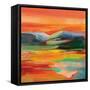 Flower Hill Sunset II-Silvia Vassileva-Framed Stretched Canvas