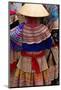 Flower Hmong Ethnic Group at Can Cau Market, Bac Ha Area, Vietnam, Indochina, Southeast Asia, Asia-Bruno Morandi-Mounted Photographic Print