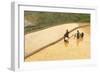 Flower Hmong Ethnic Group Women Working in the Rice Field-Bruno Morandi-Framed Photographic Print