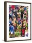 Flower Hmong Tribes People at Market, Nr Bac Ha, Nr Sapa, Vietnam-Peter Adams-Framed Photographic Print