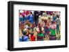 Flower Hmong Tribes People at Market, Nr Bac Ha, Nr Sapa, Vietnam-Peter Adams-Framed Photographic Print