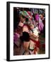 Flower Hmong Woman Carrying Baby on Her Back, Bac Ha Sunday Market, Lao Cai Province, Vietnam-null-Framed Photographic Print