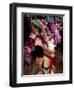 Flower Hmong Woman Carrying Baby on Her Back, Bac Ha Sunday Market, Lao Cai Province, Vietnam-null-Framed Photographic Print