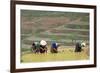 Flower Hmong Women Working in the Rice Field, Bac Ha Area, Vietnam, Indochina, Southeast Asia, Asia-Bruno Morandi-Framed Photographic Print