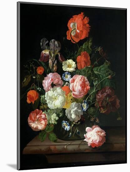 Flower in a Glass Vase-Rachel Ruysch-Mounted Giclee Print