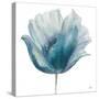 Flower in Blue I (on white)-Patricia Pinto-Stretched Canvas