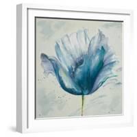 Flower in Blue I-Patricia Pinto-Framed Premium Giclee Print