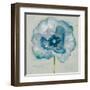 Flower in Blue II-Patricia Pinto-Framed Art Print