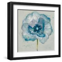 Flower in Blue II-Patricia Pinto-Framed Art Print