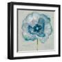 Flower in Blue II-Patricia Pinto-Framed Art Print