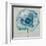 Flower in Blue II-Patricia Pinto-Framed Art Print