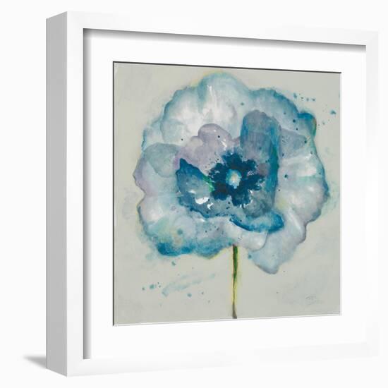 Flower in Blue II-Patricia Pinto-Framed Art Print