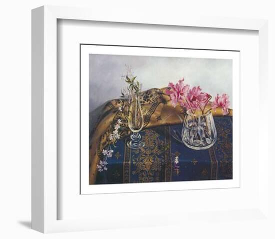 Flower in Crystal Vase-J^R^ Insaurralde-Framed Art Print