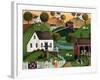 Flower Lady Dairy Farm Cheryl Bartley-Cheryl Bartley-Framed Giclee Print