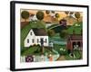 Flower Lady Dairy Farm Cheryl Bartley-Cheryl Bartley-Framed Giclee Print