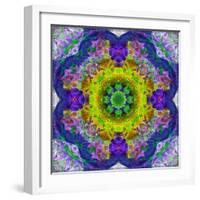 Flower Mandala, Photograph, Layer Work-Alaya Gadeh-Framed Photographic Print