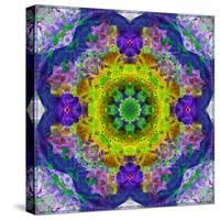 Flower Mandala, Photograph, Layer Work-Alaya Gadeh-Stretched Canvas