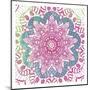 Flower Mandala Pop-Jace Grey-Mounted Art Print