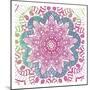 Flower Mandala Pop-Jace Grey-Mounted Art Print