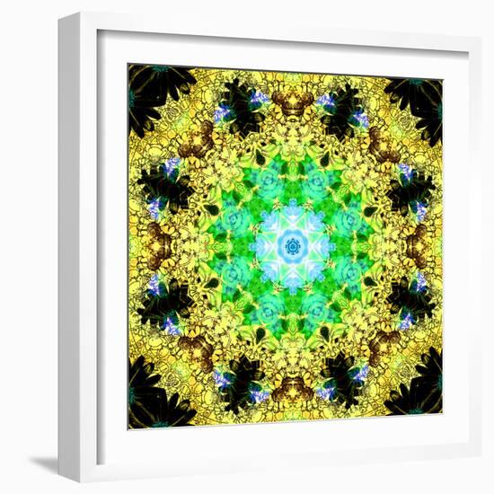 Flower Mandala-Alaya Gadeh-Framed Photographic Print