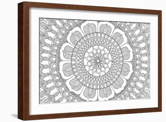 Flower Mandala-Hello Angel-Framed Giclee Print