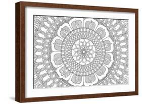 Flower Mandala-Hello Angel-Framed Giclee Print