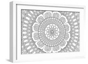 Flower Mandala-Hello Angel-Framed Giclee Print