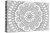 Flower Mandala-Hello Angel-Stretched Canvas