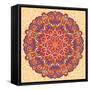 Flower Mandala-Baksiabat-Framed Stretched Canvas