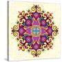 Flower Mandala-Baksiabat-Stretched Canvas