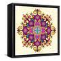 Flower Mandala-Baksiabat-Framed Stretched Canvas