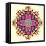 Flower Mandala-Baksiabat-Framed Stretched Canvas