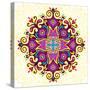 Flower Mandala-Baksiabat-Stretched Canvas