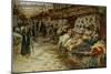 Flower Market, 1882-Jean Francois Raffaelli-Mounted Giclee Print