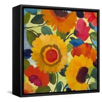 Flower Market 1-Kim Parker-Framed Stretched Canvas