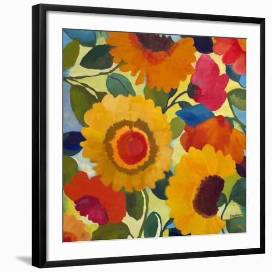 Flower Market 1-Kim Parker-Framed Giclee Print