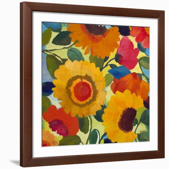 Flower Market 1-Kim Parker-Framed Giclee Print