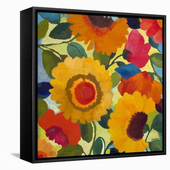 Flower Market 1-Kim Parker-Framed Stretched Canvas